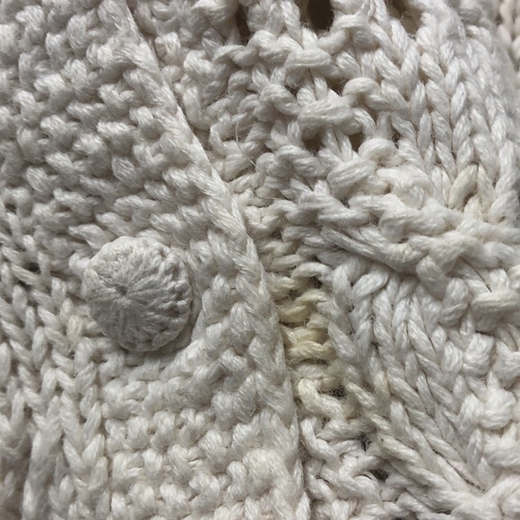 Vintage 80’s90’s- Cape Isle Knitters- chunky knit, cotton Ramie cardigan - M - Picture 9 of 10